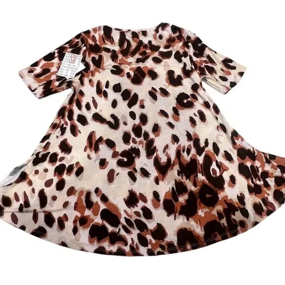 Vintage Y2K Rare LuLaRoe Leopard Animal Print Perfect Tee XS - Picture 4 of 7